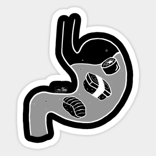 Food in My Stomach - Sushi Sticker